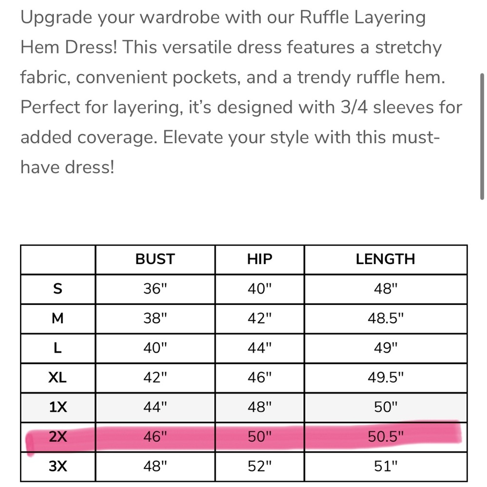 Black Ruffled Layering Dress - Picture 4 of 4